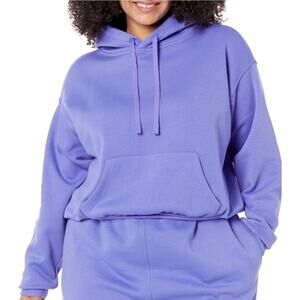 Crop Pullover Sweatshirt Hoodie Women’s Plus Size 5X Purple Blue Amazon NEW